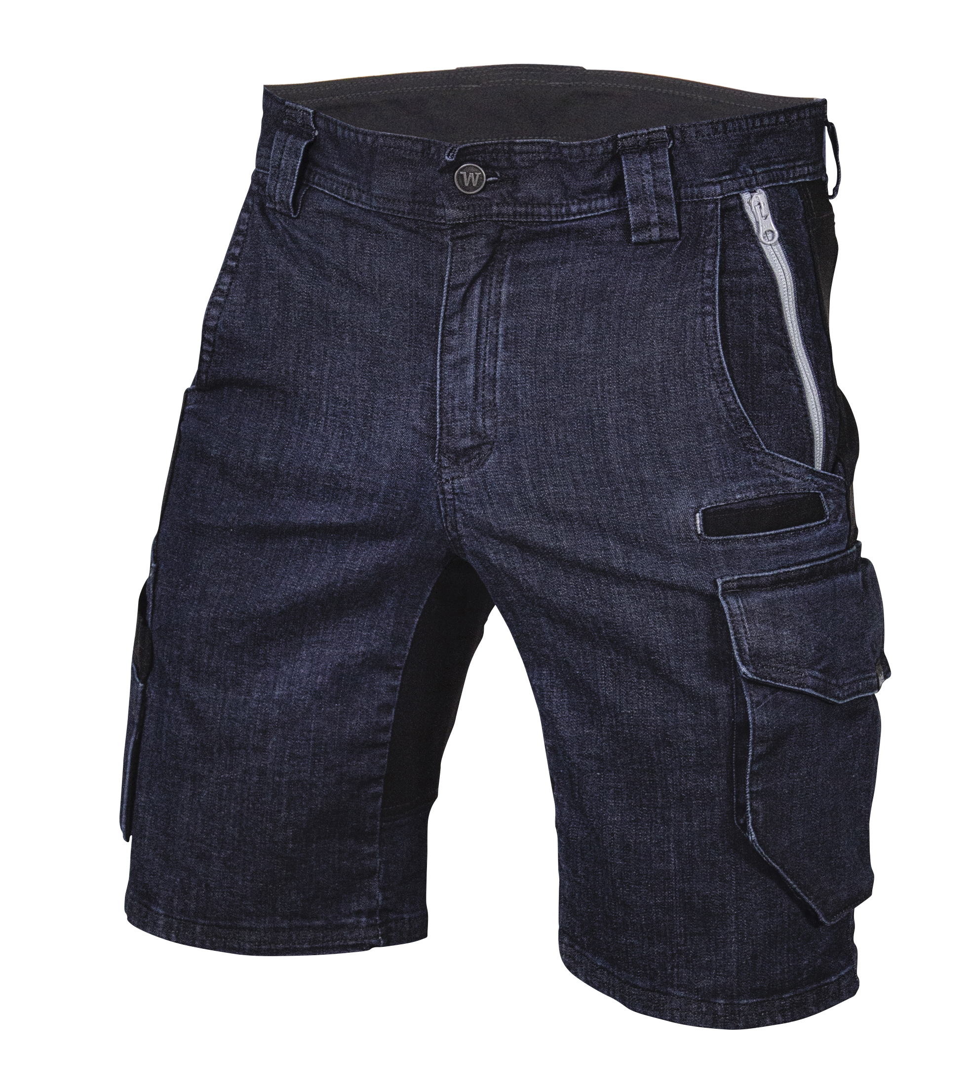 Flex PRO Jeans Bermuda dunkelblau/schwarz 42