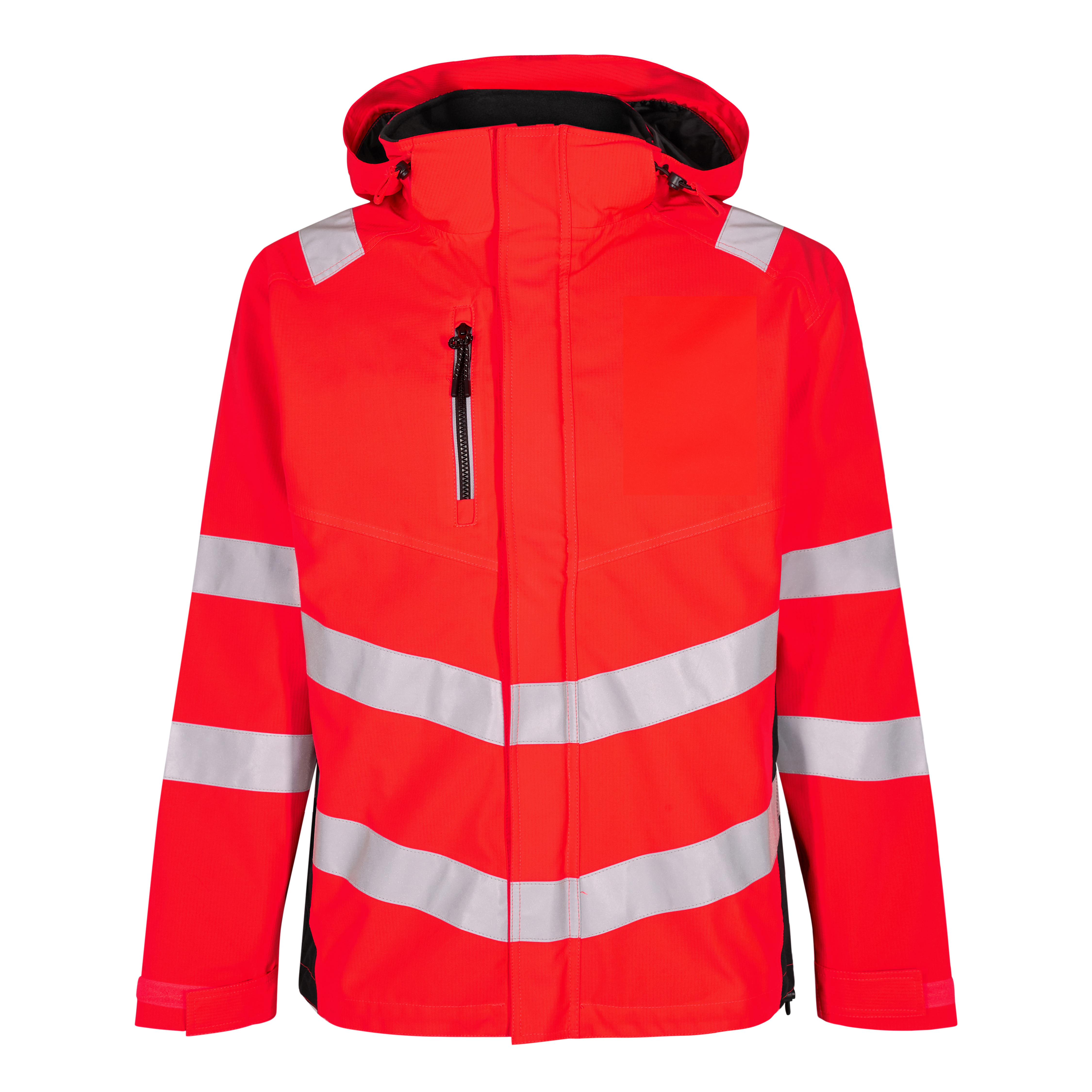 Safety Shelljacke EN 20471 Rot/Schwarz S Safety Shelljacke EN 20471