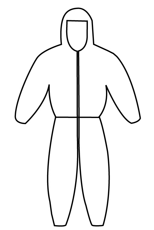 Einweg Overall Chemie 3XL Einweg Overall Chemie