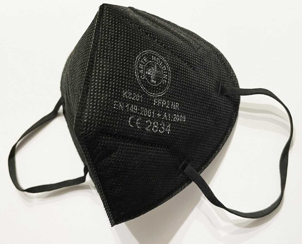 Faltmaske FFP2 - schwarz