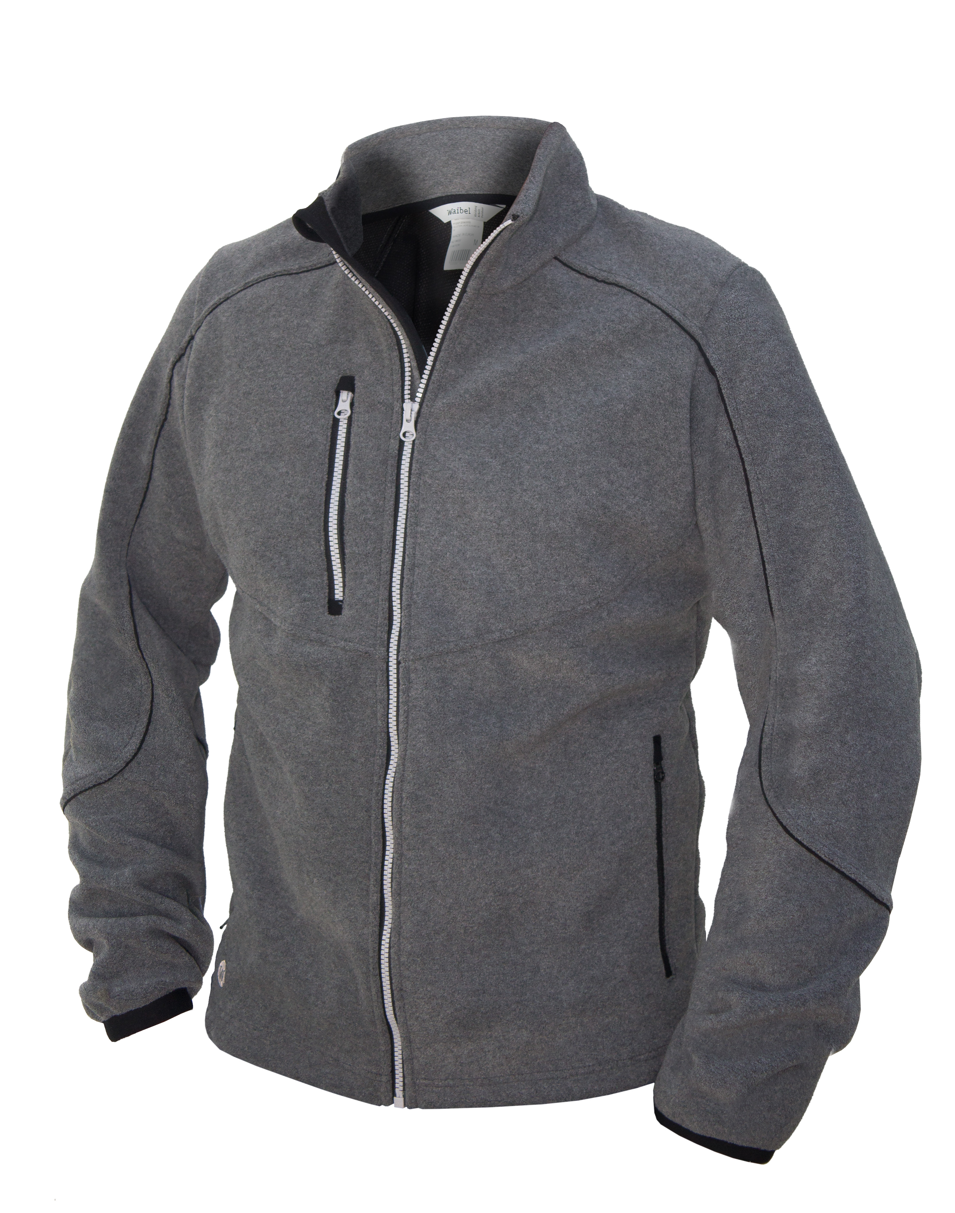Windstopperjacke Bora Graumeliert/Grau XL