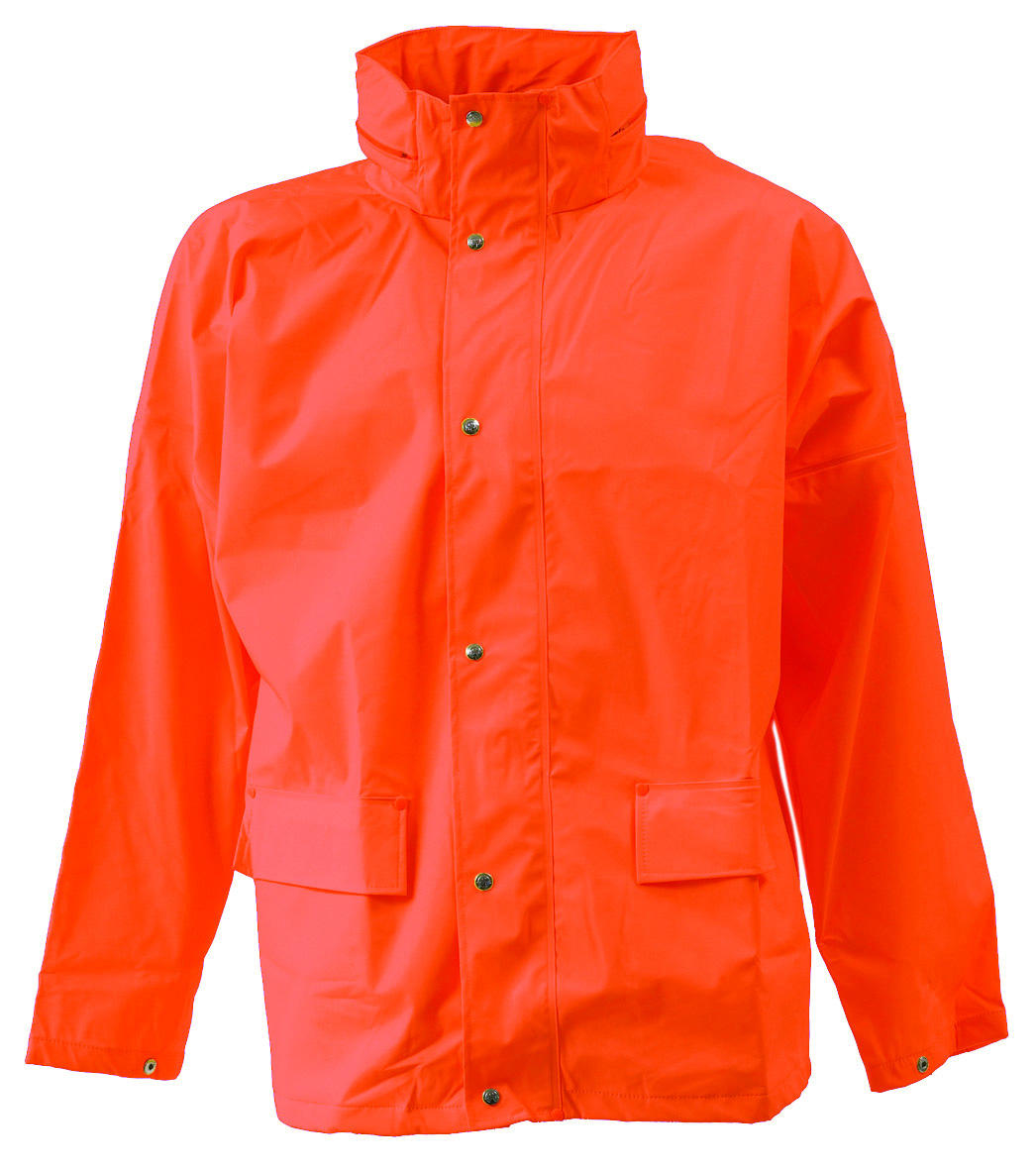 Stretch-PU Regenjacke Orange 4XL Stretch-PU Regenjacke