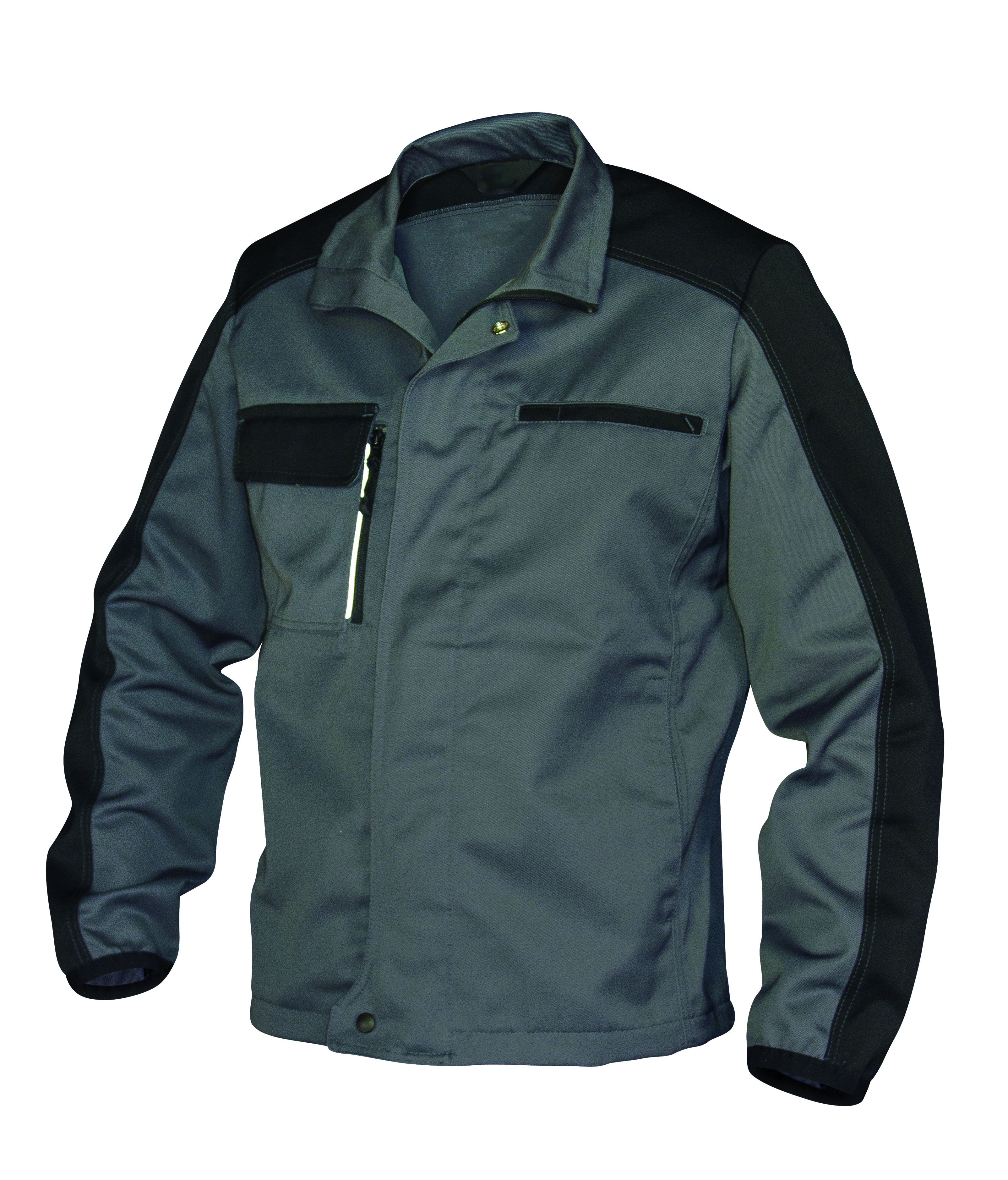 Mega Jok Jacke Hellgrau/Schwarz L