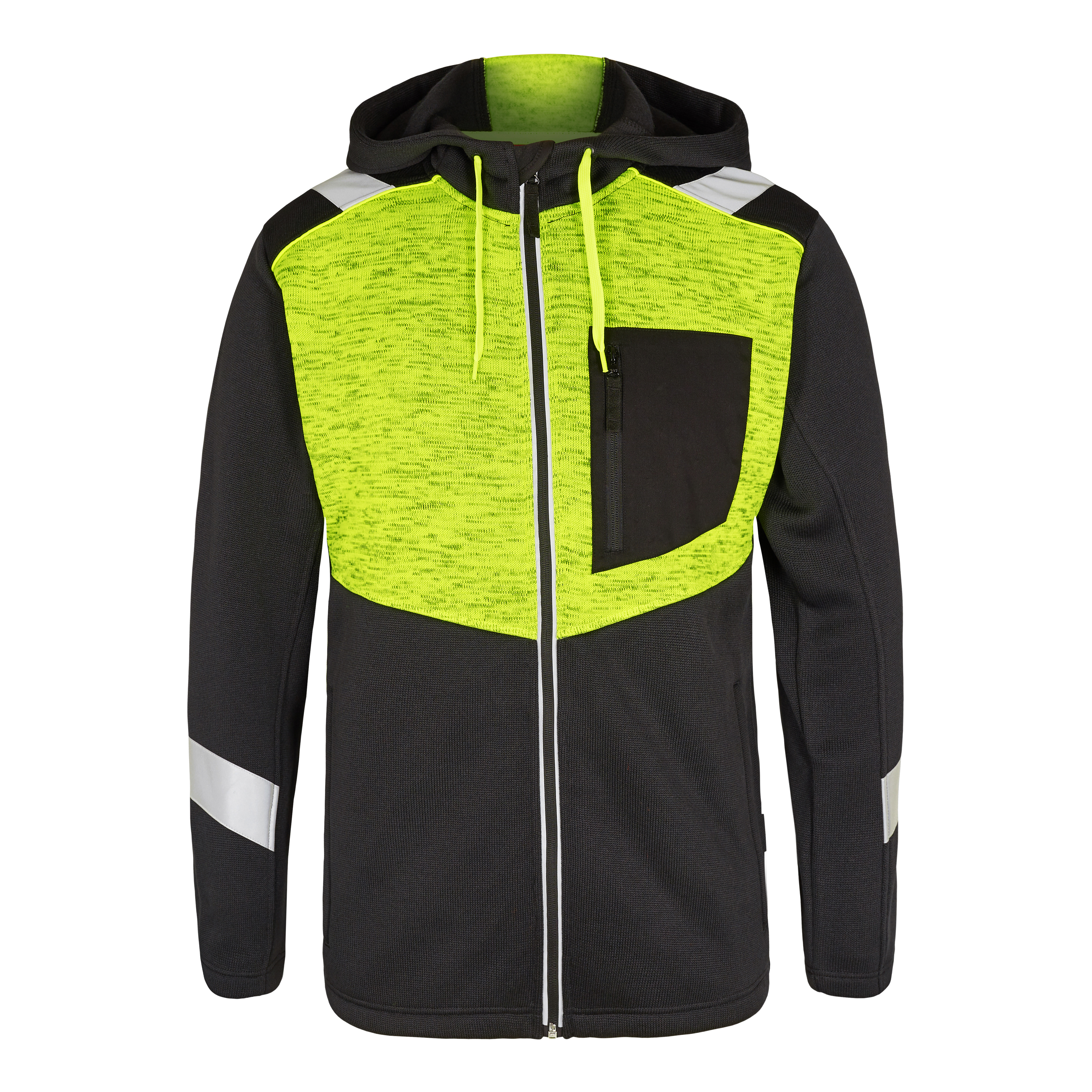 Cargo Strickcardigan schwarz/gelb 5XL Cargo Strickcardigan