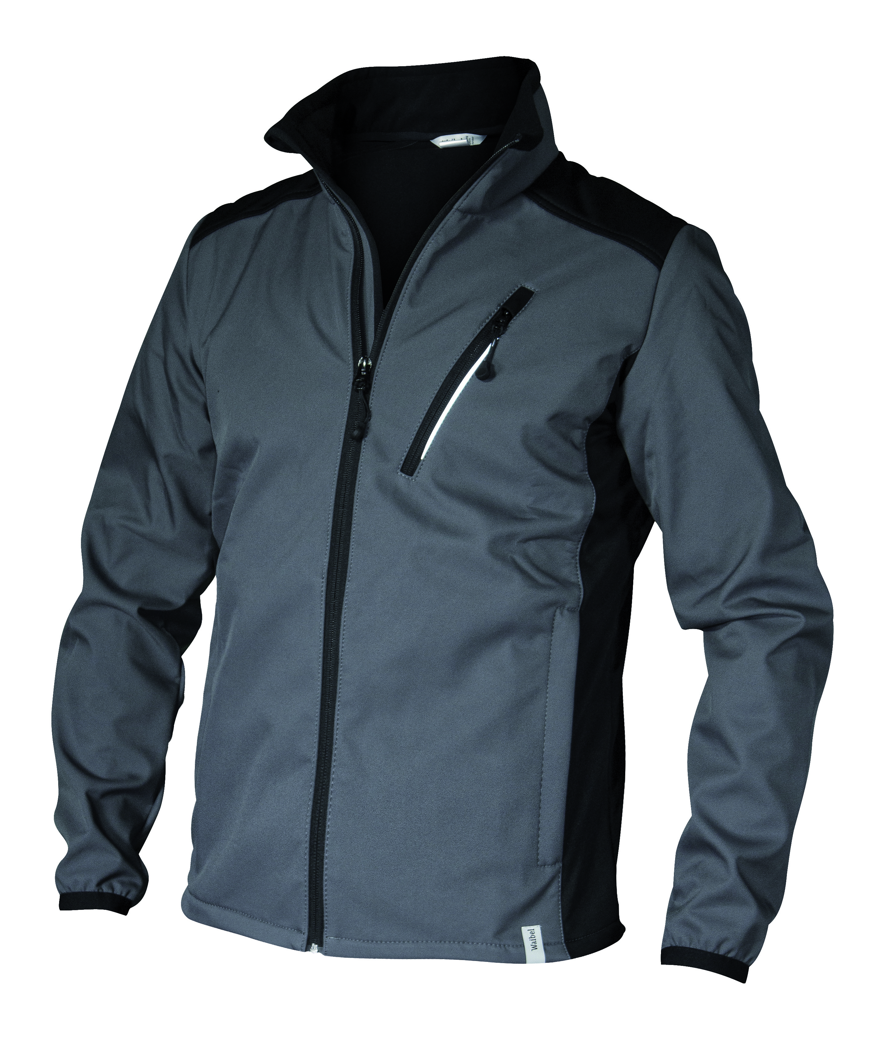 Softshelljacke Flex Hellgrau/Schwarz M