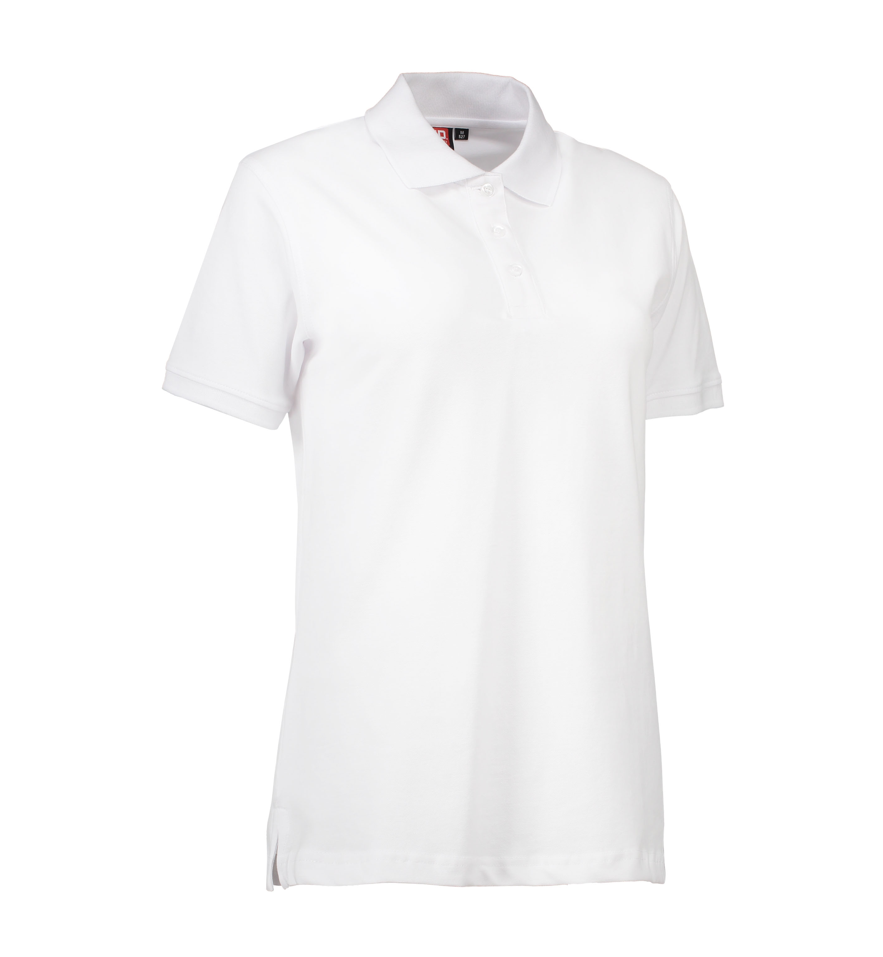 Poloshirt Stretch Damen 0527 Weiss 2XL Poloshirt Stretch Damen 0527