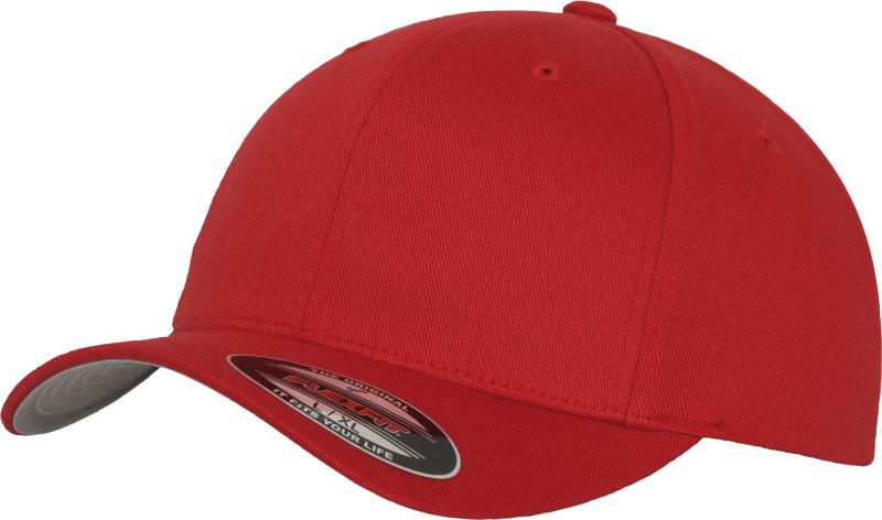 Flexfit Wooly Combed FX6277 red L/XL Flexfit Wooly Combed FX6277