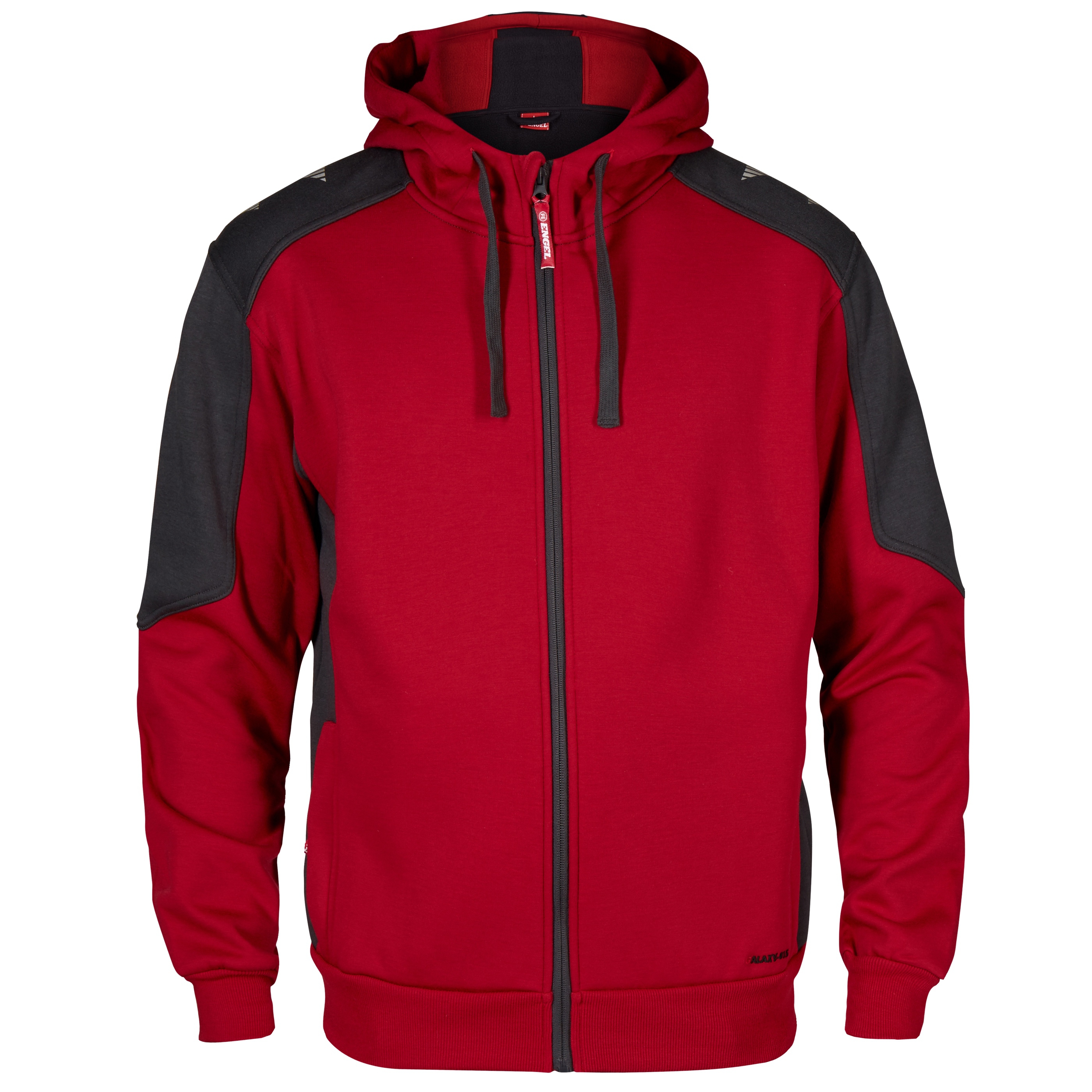 Galaxy Kapuzensweatjacke Tomatenrot/Anthrazit 2XL Galaxy Kapuzensweatjacke