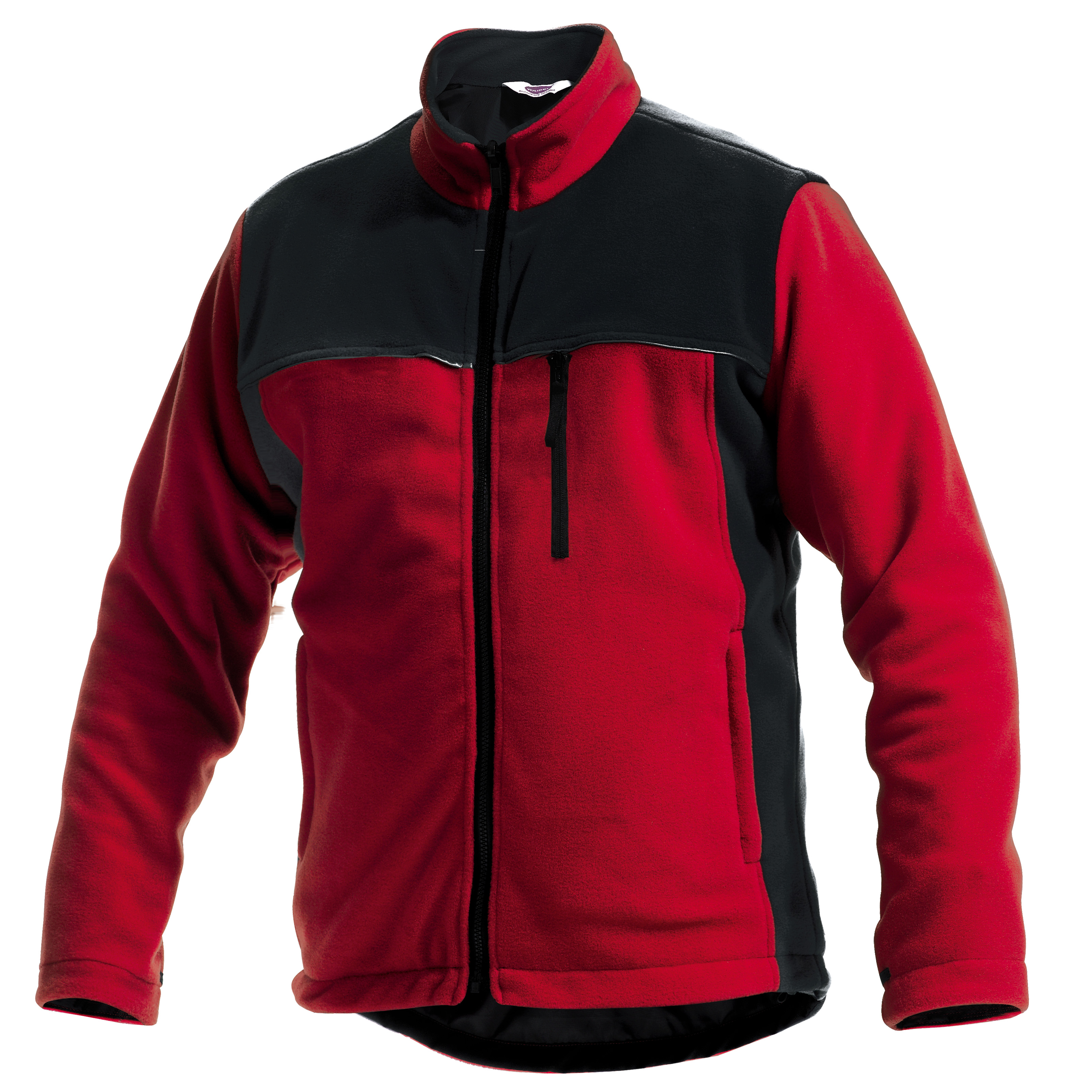 Fleece Jacke Rot/Schwarz XL Adventure Fleece Jacke