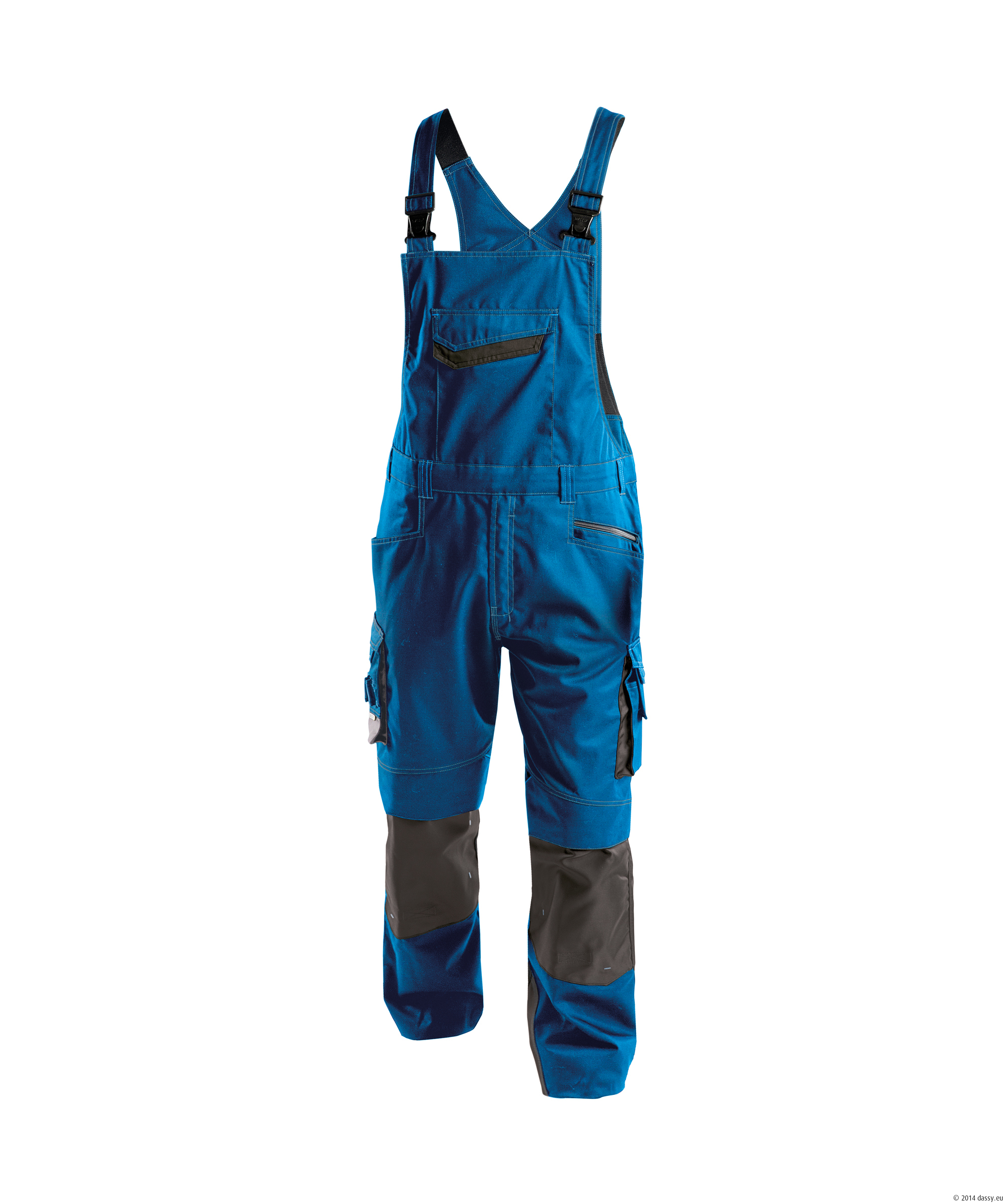 Cosmic Latzhose azurblau/anthrazitgr 67 Cosmic Latzhose