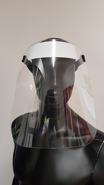 Covid Visier transparent