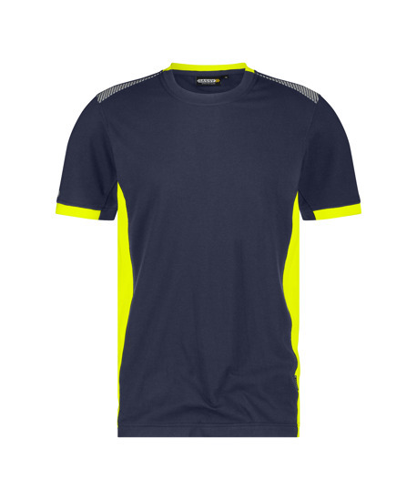 T-Shirt Tampico Nachtblau/Neongelb 2XL T-Shirt Tampico