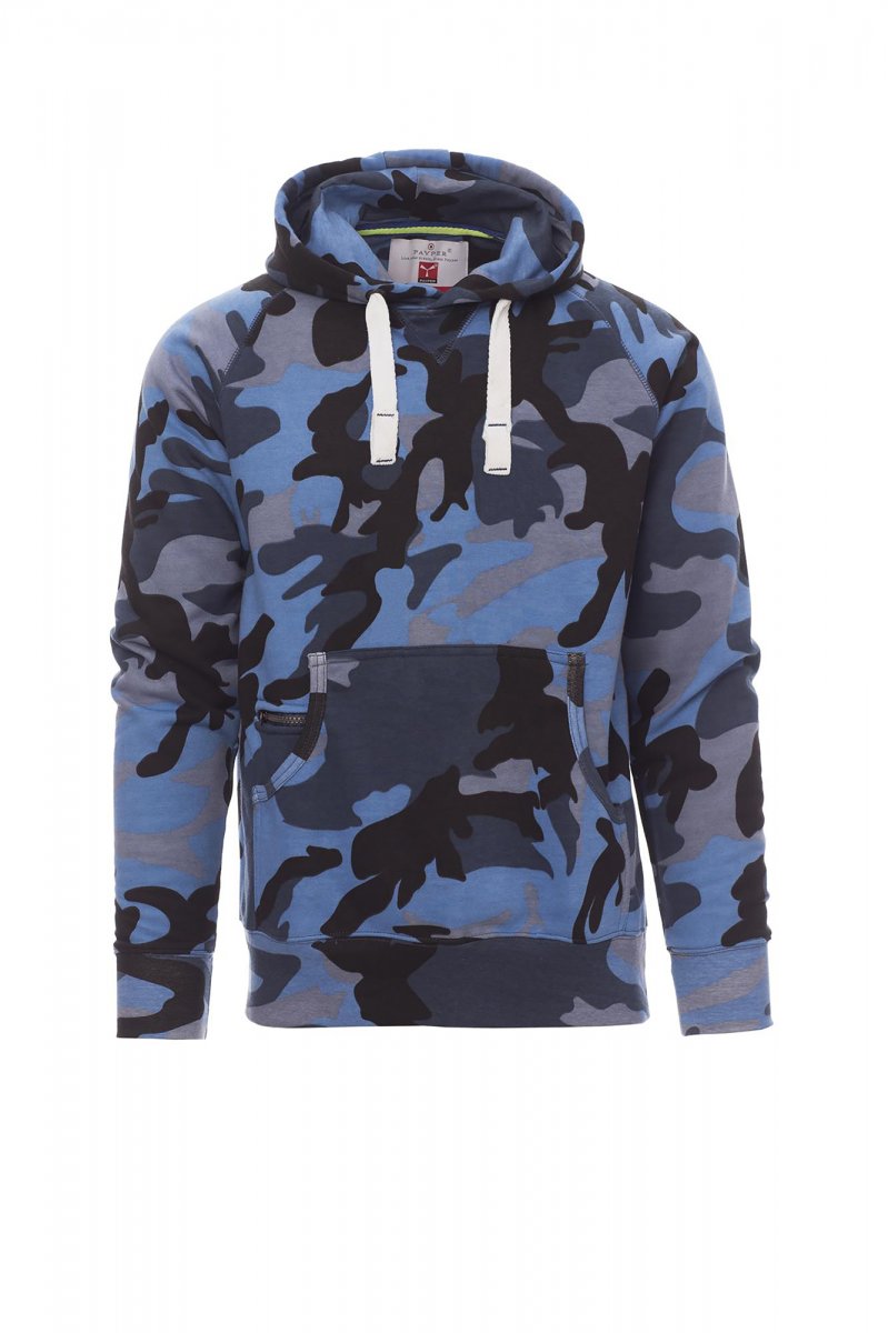Atlanta+ Herren-Sweatshirt mit Kapuze tarnfarbe blau 3XL Atlanta+ Herren-Sweatshirt mit Kapuze