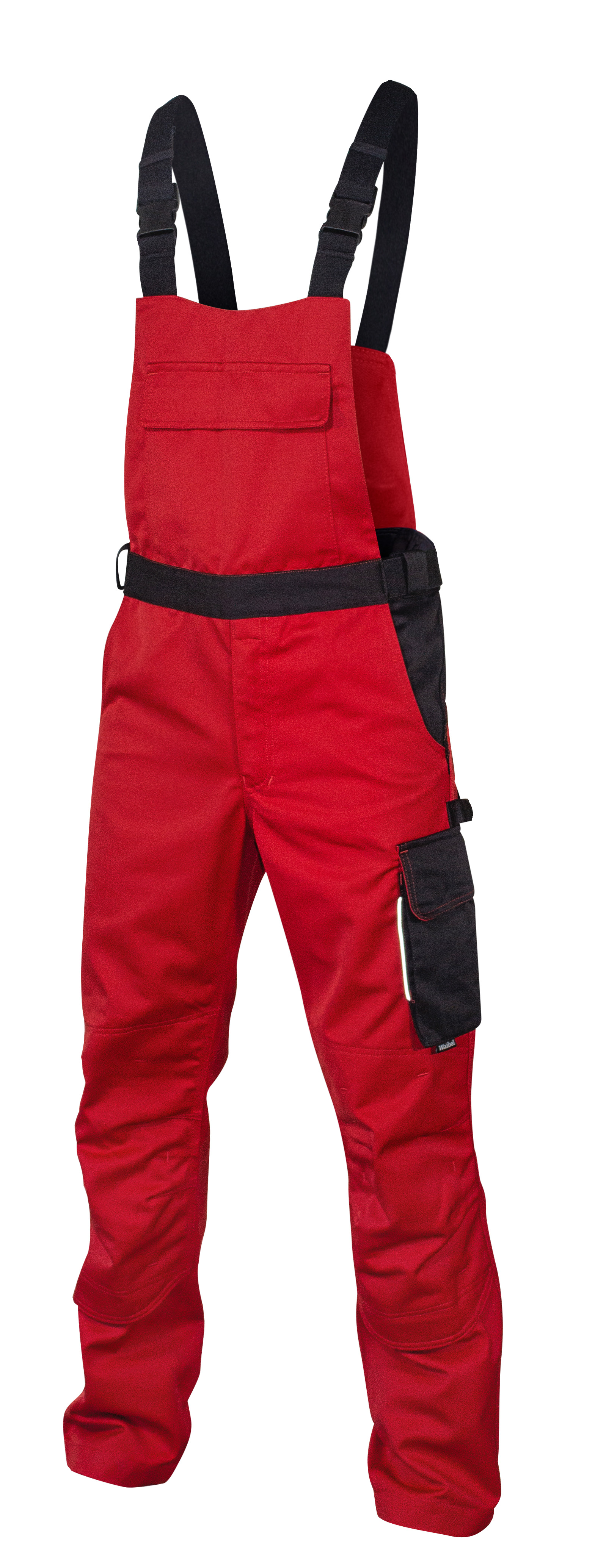Mega Jok Latzhose Rot/Schwarz 38 Mega Jok Latzhose