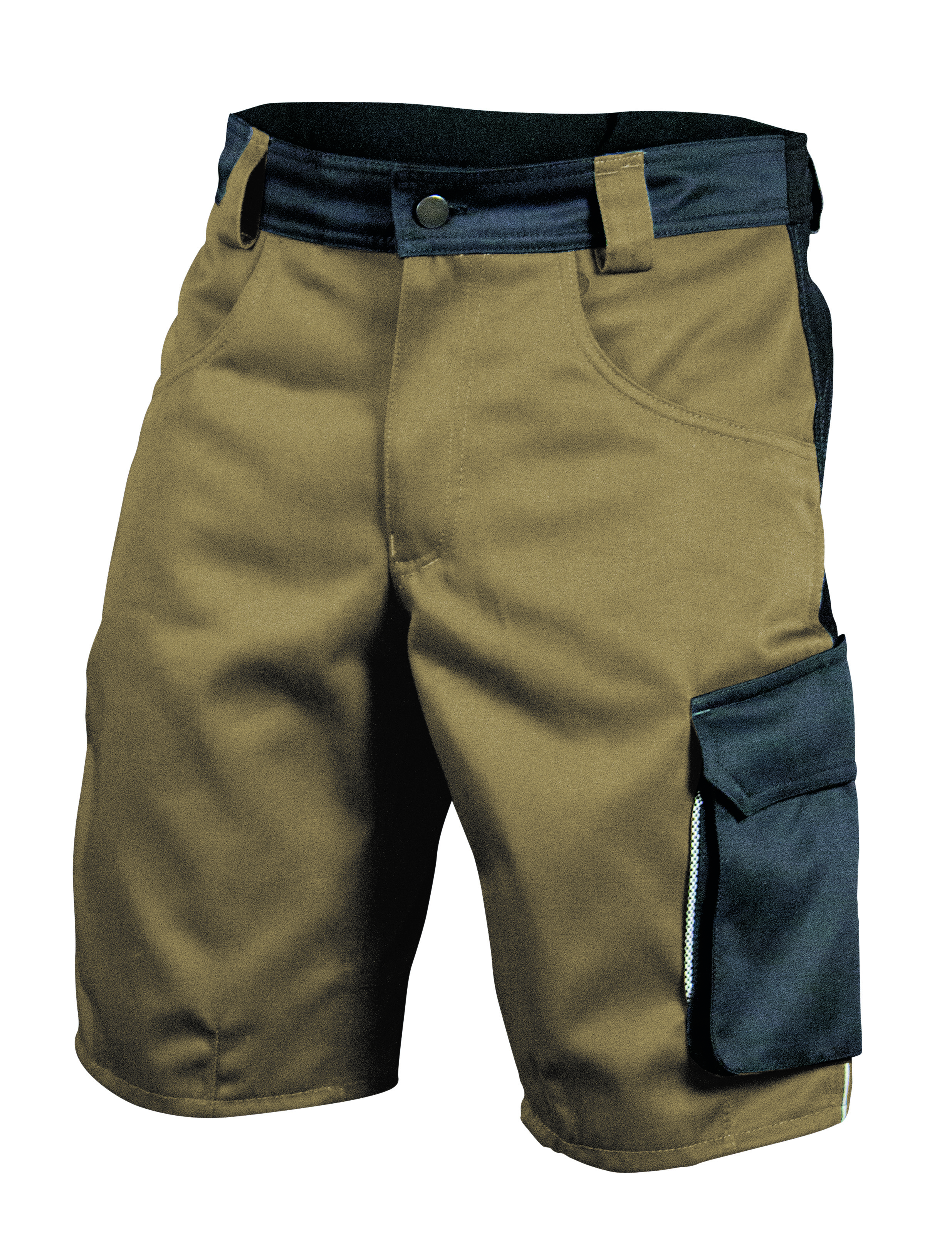 Mega Flex Bermuda Khaki/Schwarz 48 Mega Flex Bermuda