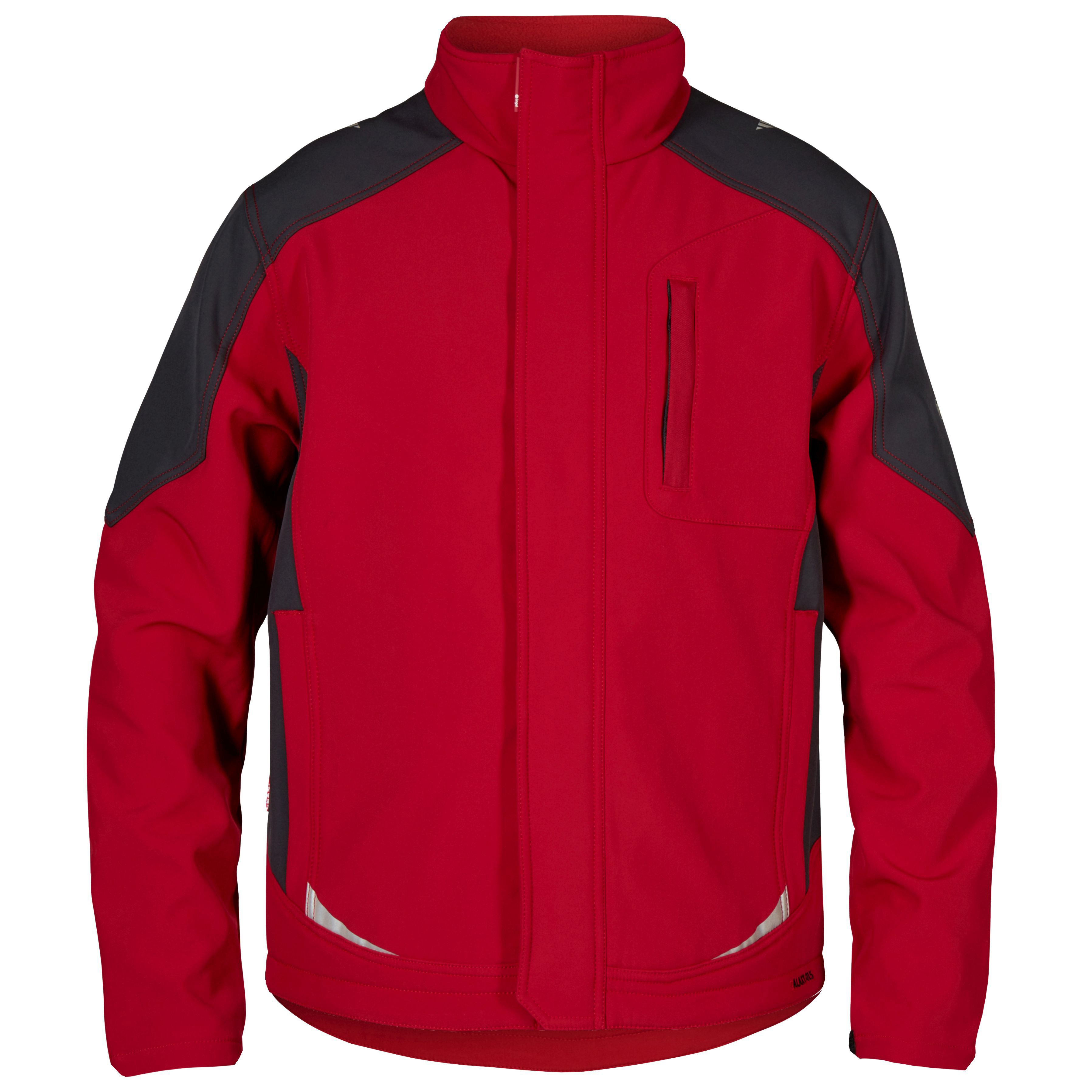 Galaxy Softshelljacke Tomatenrot/Anthrazit 5XL Galaxy Softshelljacke