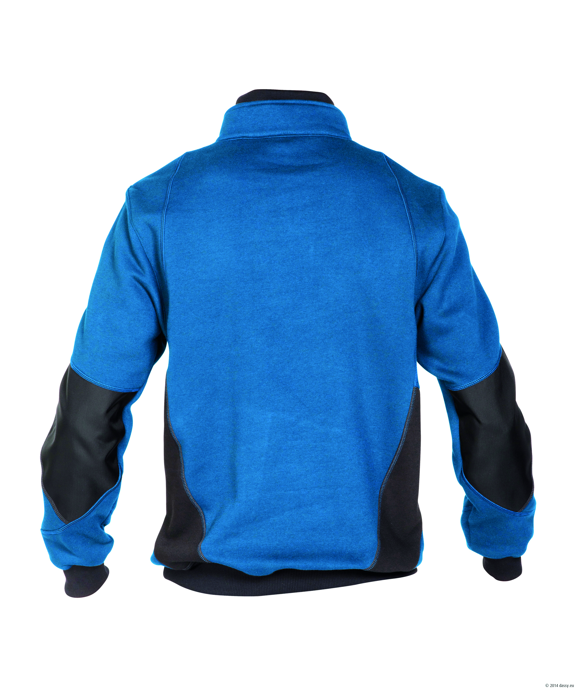 Stellar Sweatshirt mit Kragen azurblau/anthrazitgr 3XL Stellar Sweatshirt mit Kragen