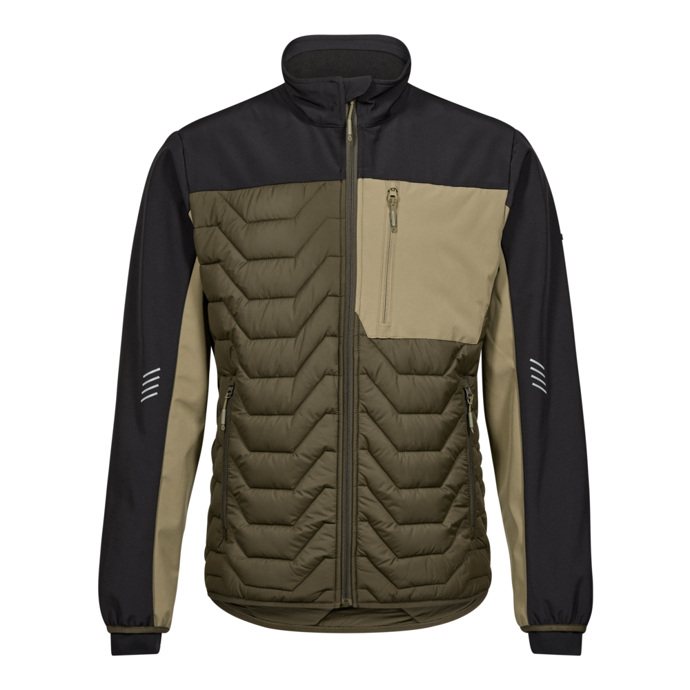 Entire Steppjacke Forest Green/Schwarz 2XL Entire Steppjacke