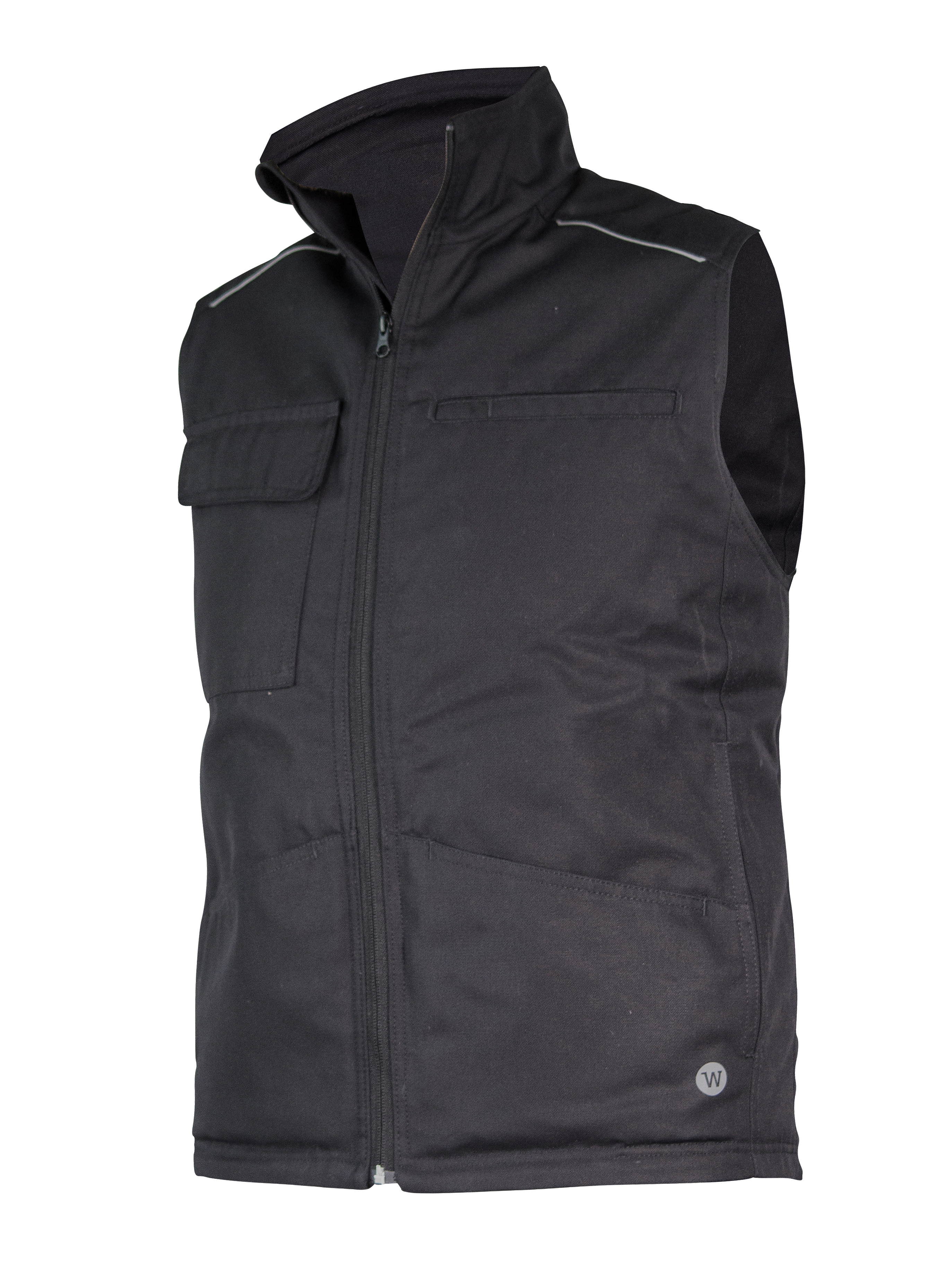 Mega Jok Arbeitsgilet Schwarz L Mega Jok Arbeitsgilet