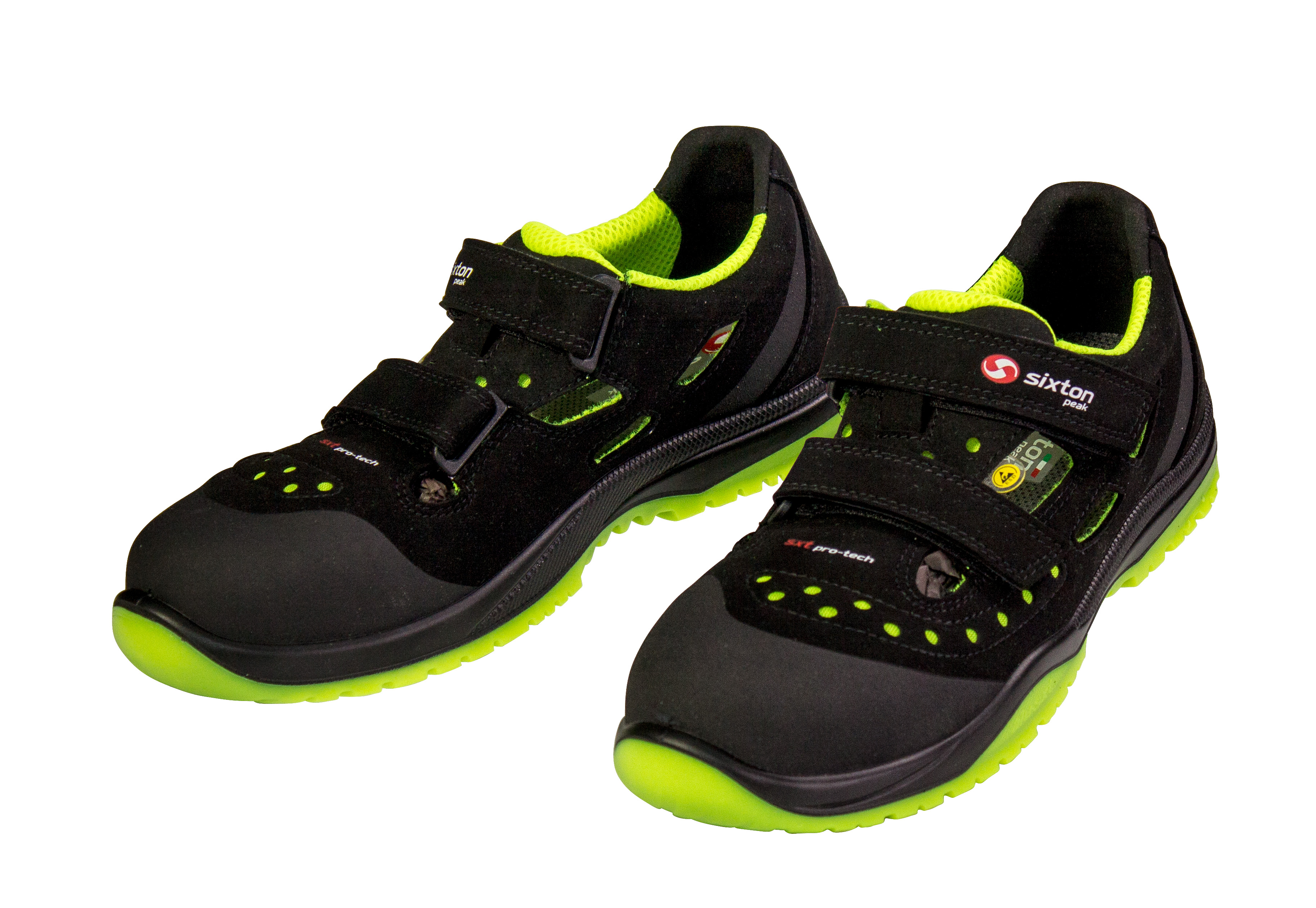 Rimini Sandale S1P ESD schwarz/gelb