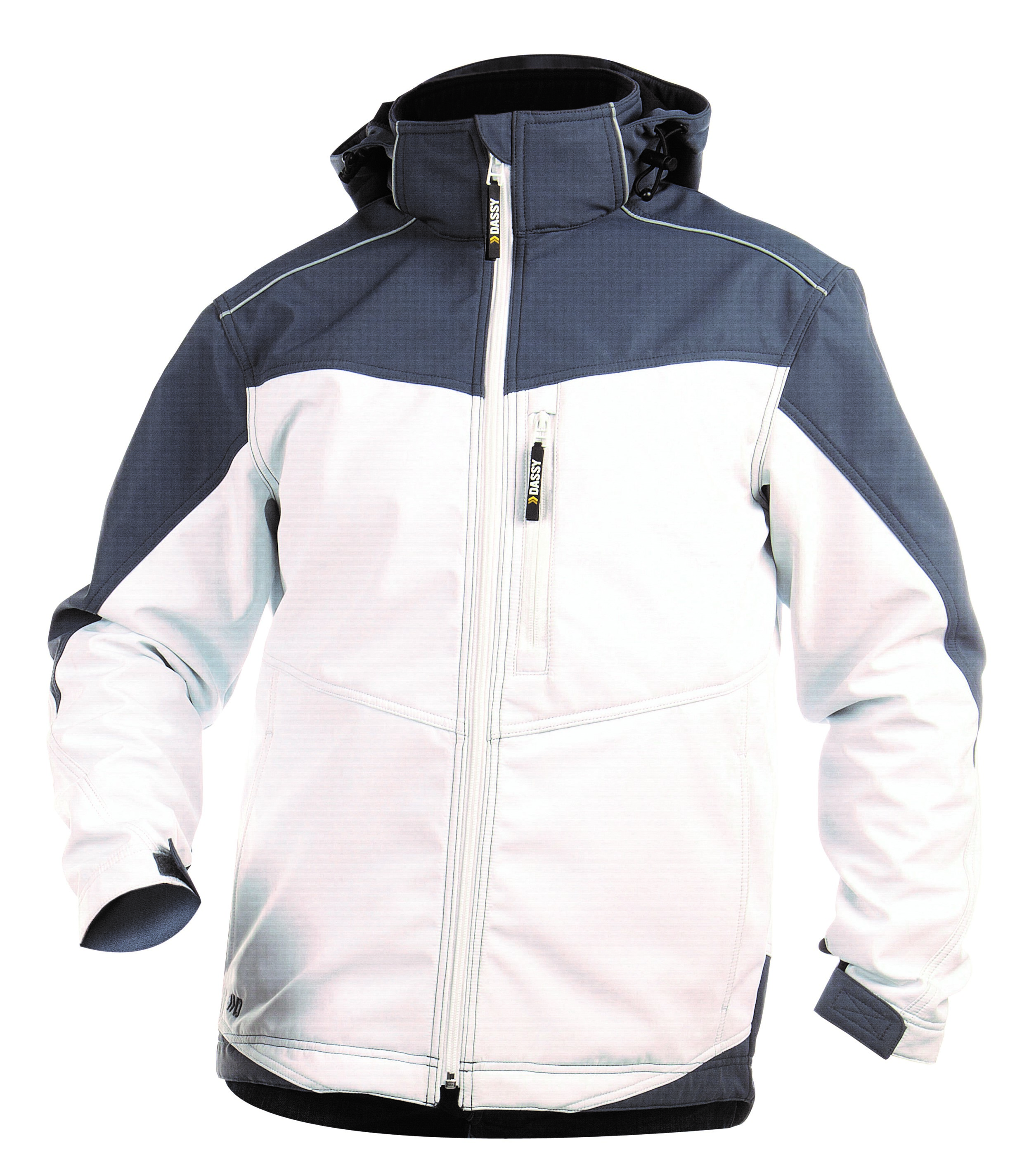 Paint Softshelljacke Weiß/Zementgrau XL Paint Softshelljacke