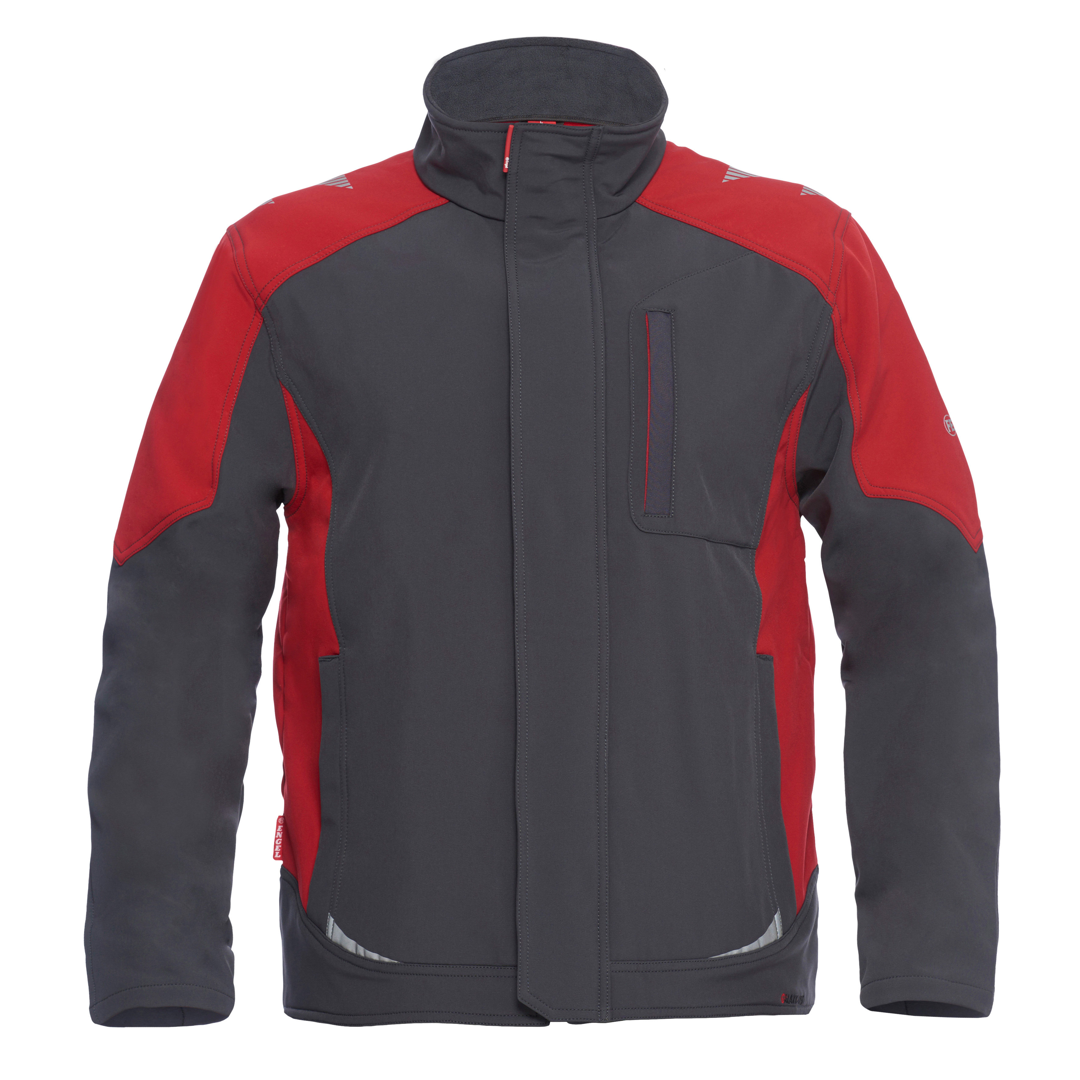 Galaxy Softshelljacke Anthrazit/Tomatenrot XL Galaxy Softshelljacke
