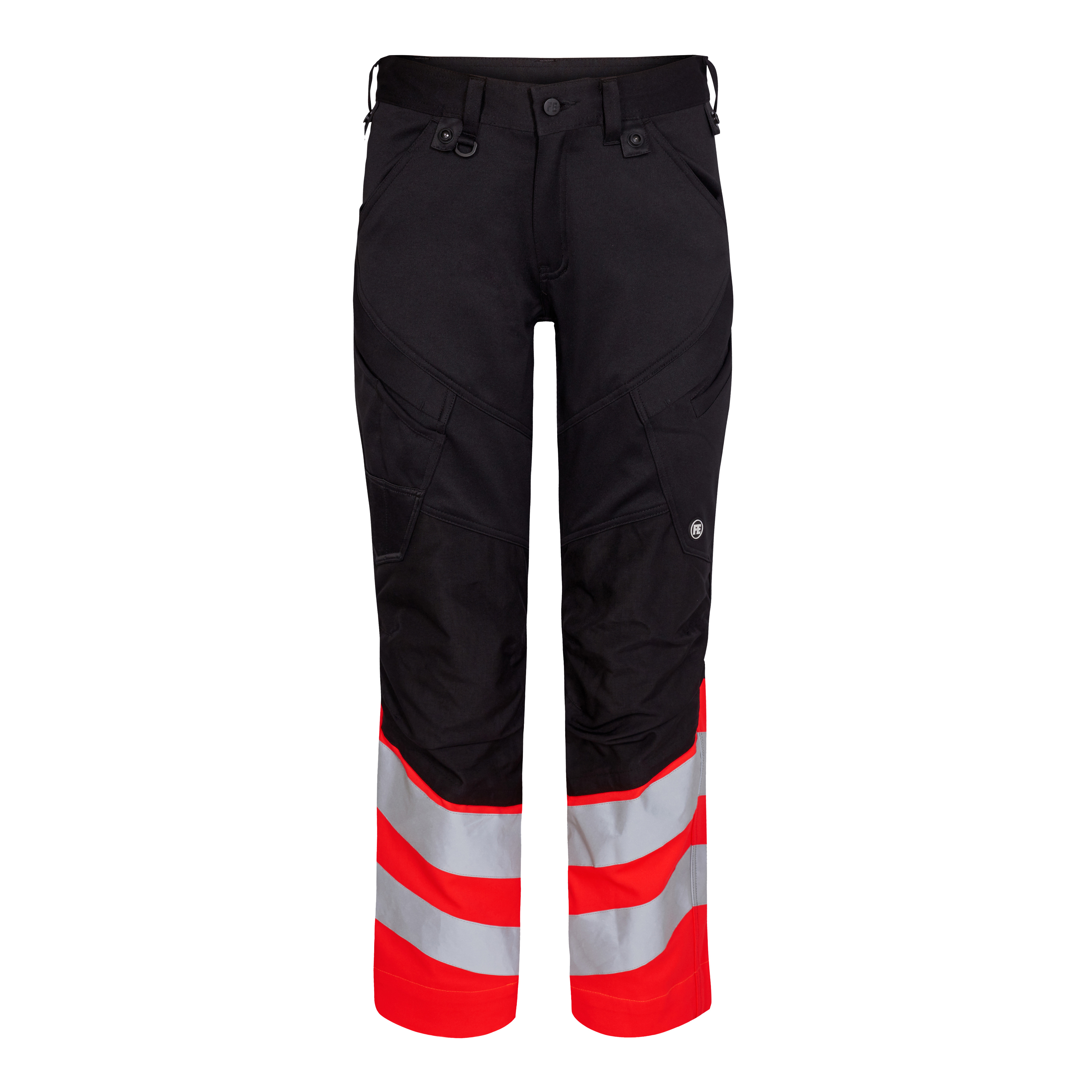 Safety Hose EN 20471 Kl. 1 Schwarz/Rot 42 Safety Hose EN 20471 Kl. 1