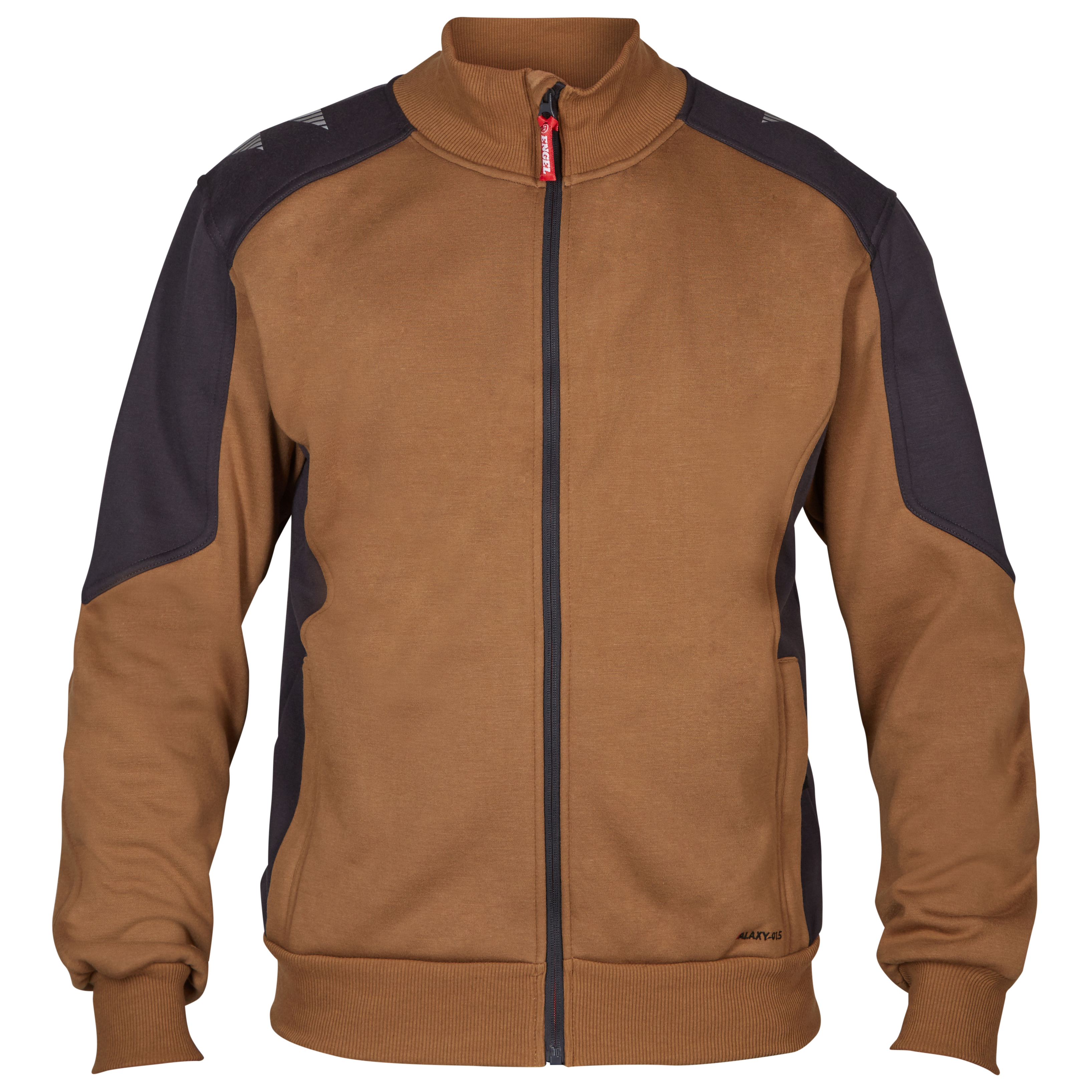 Galaxy Sweatjacke Toffee Bown/Anthrazi XL Galaxy Sweatjacke