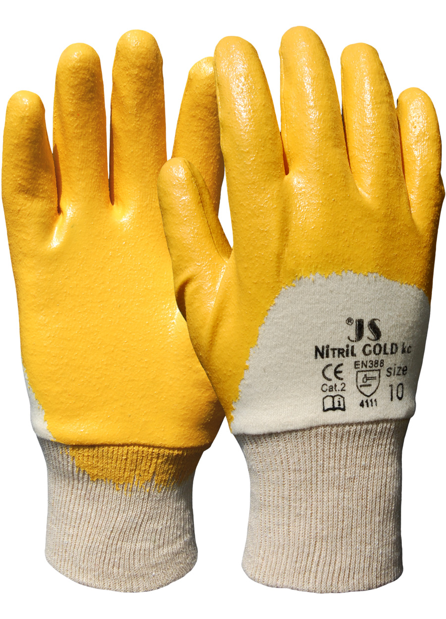Nitril-Gold Handschuh 10 Nitril-Gold Handschuh