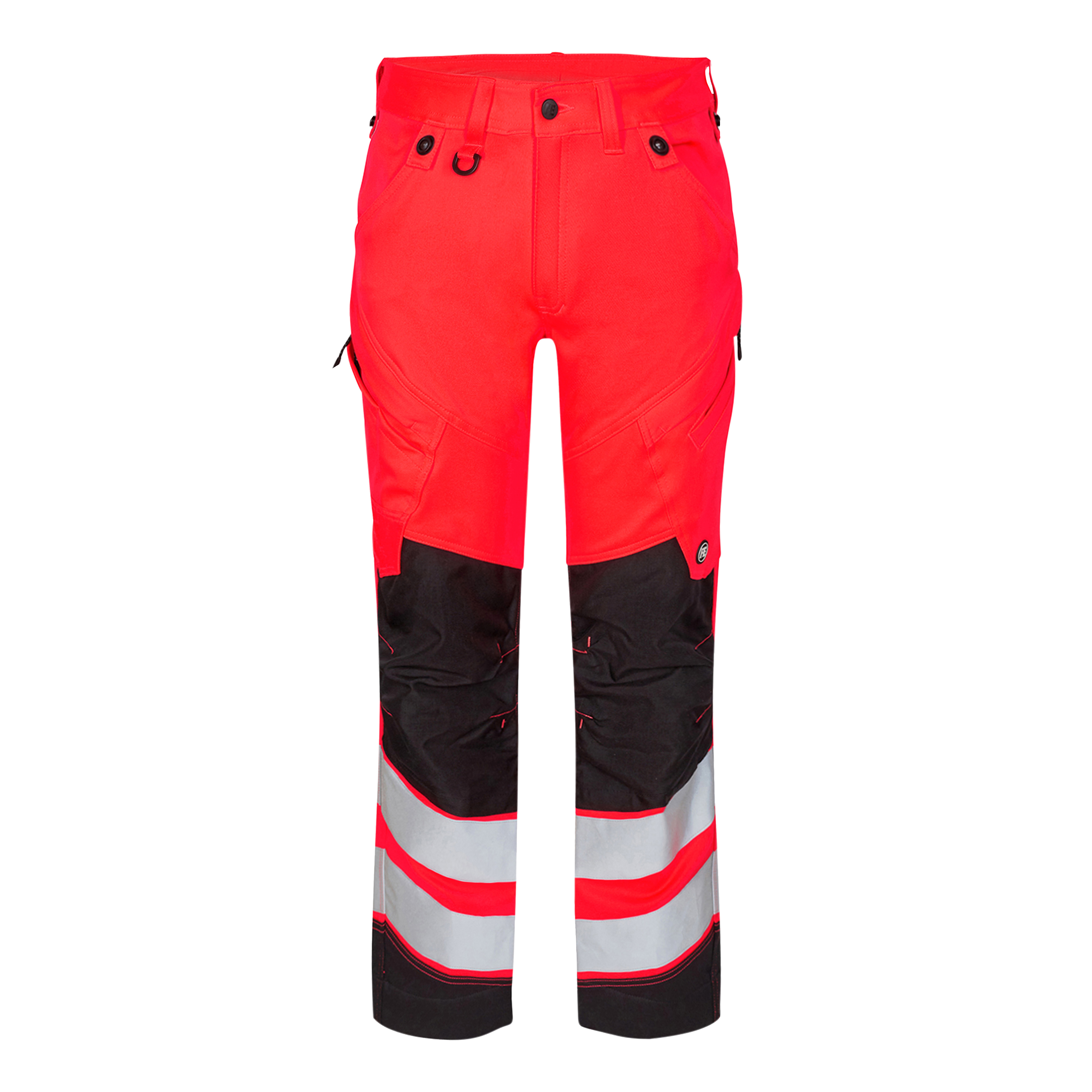 Safety Super Stretch Hose EN 20471 Rot/Schwarz 44 Safety Super Stretch Hose EN 20471