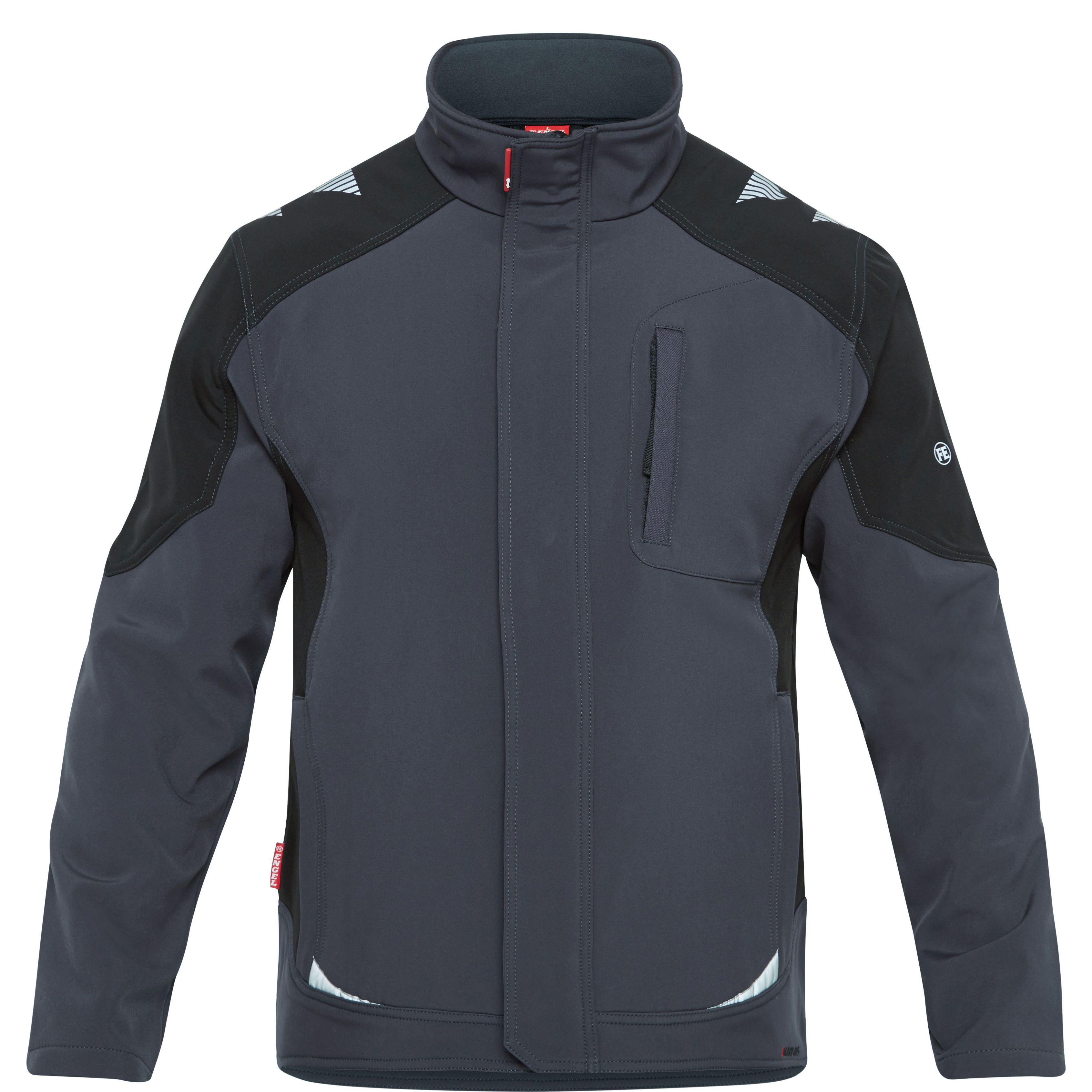 Galaxy Softshelljacke Anthrazit/Schwarz XS Galaxy Softshelljacke