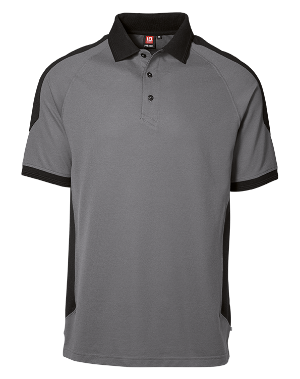 PRO Wear Poloshirt | Kontrast 0322 Silber grau 2XL PRO Wear Poloshirt | Kontrast 0322