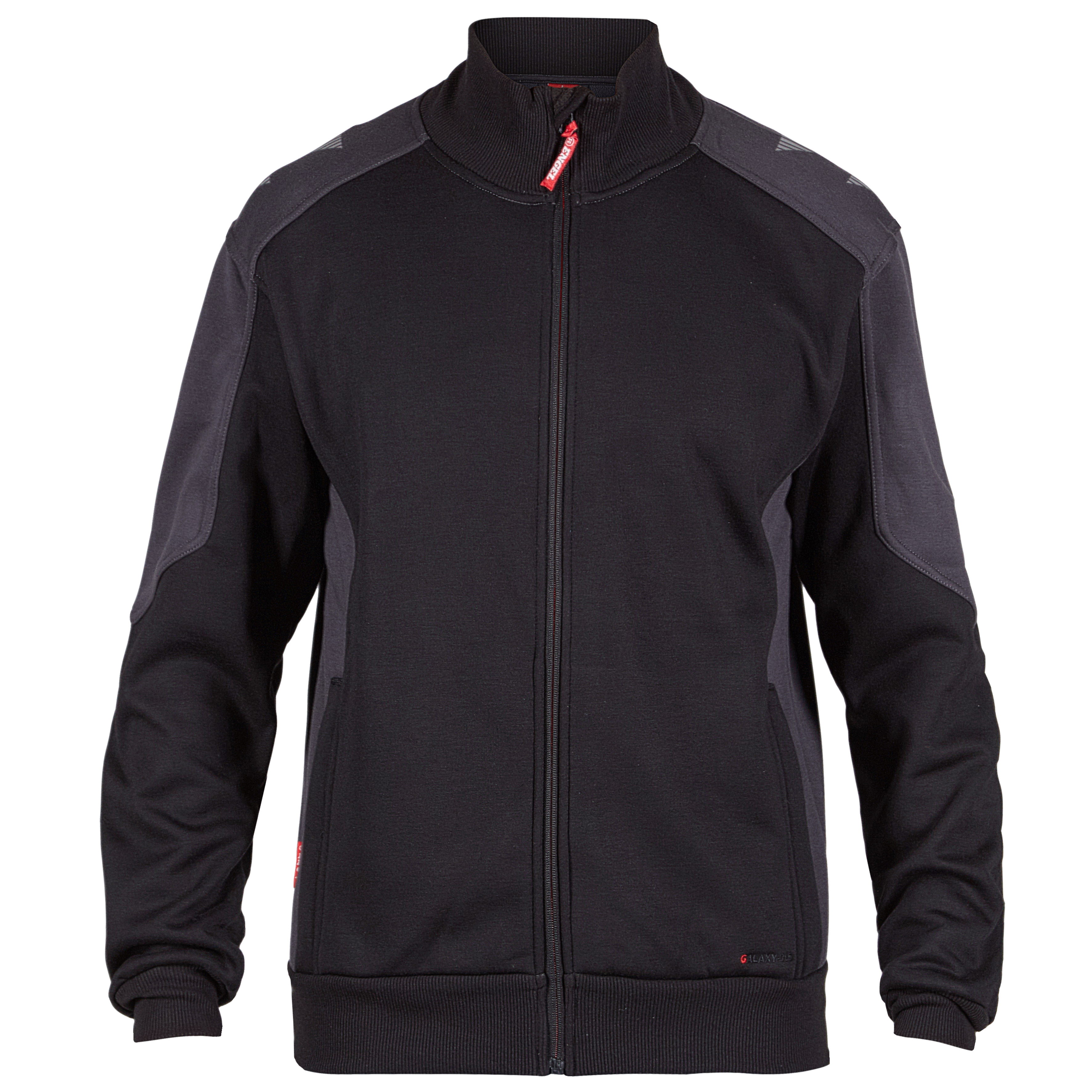 Galaxy Sweatjacke Schwarz/Anthrazitgra 5XL Galaxy Sweatjacke