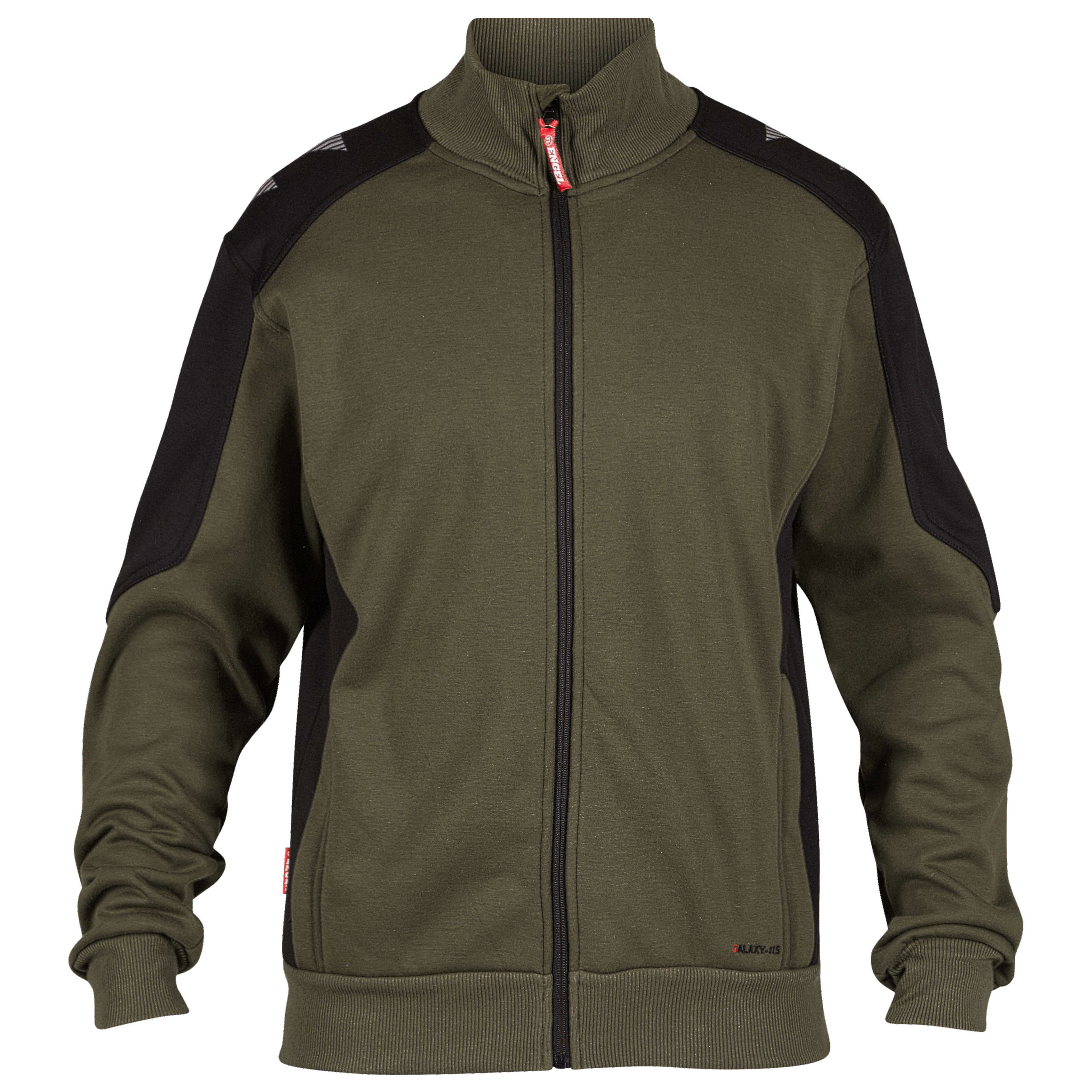 Galaxy Sweatjacke Forest Green/Schwarz S Galaxy Sweatjacke
