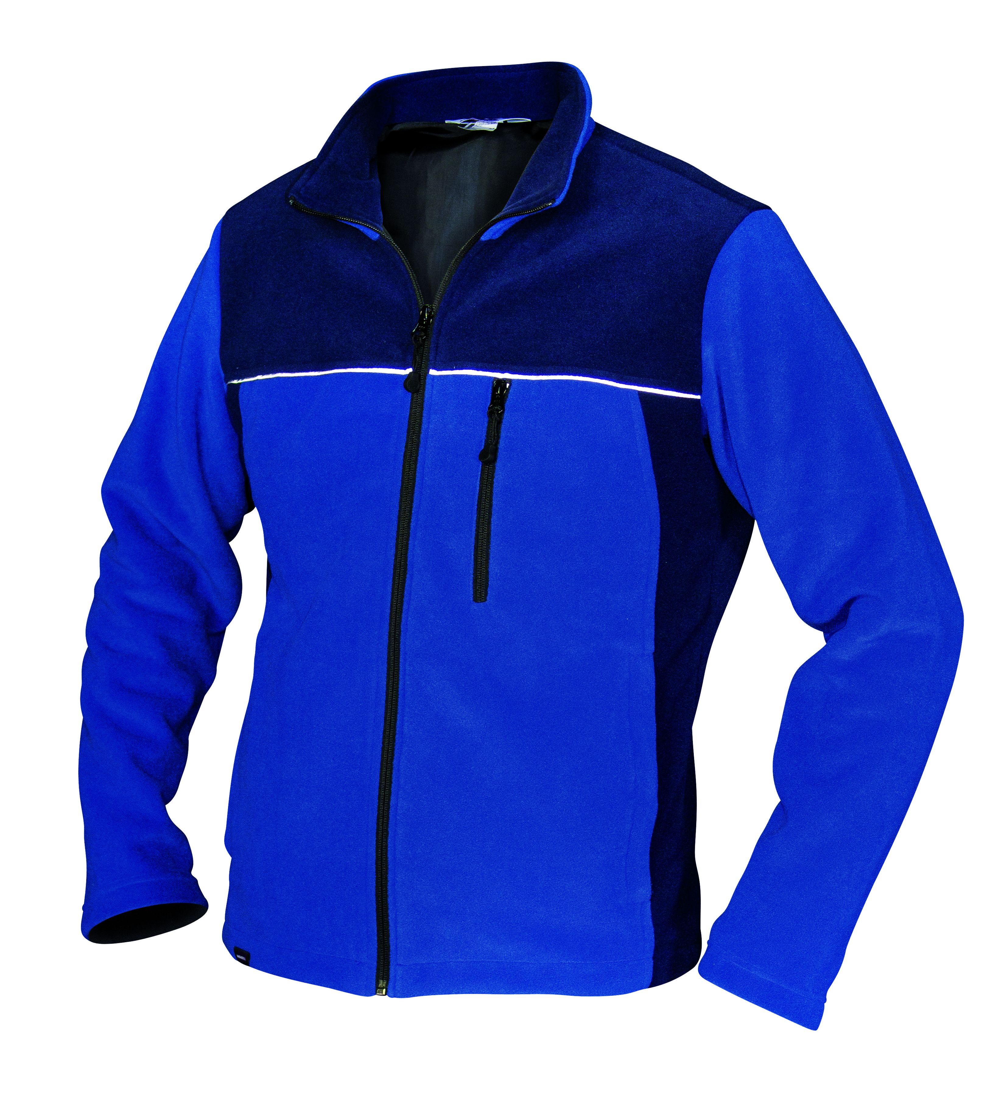 Fleece Jacke Blau/Dunkelblau XL Adventure Fleece Jacke